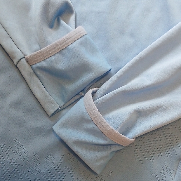 Women's Reebok Lightweight Half-zip Blue Pullover - Picture 7 of 7